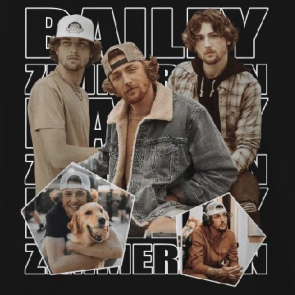 Bailey Zimmerman Vintage Shirt, Country Music Fan Tee, Retro Graphic Unisex 90 - Picture 2 of 5
